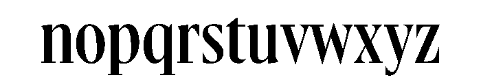 Gingrich Deck Font LOWERCASE