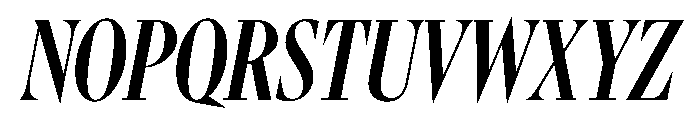 Gingrich Headline Italic Font UPPERCASE