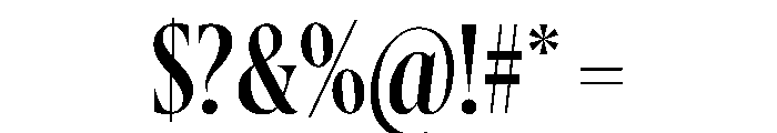 Gingrich Headline Font OTHER CHARS