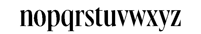 Gingrich Headline Font LOWERCASE