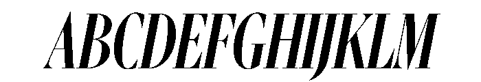 Gingrich Poster Italic Font UPPERCASE