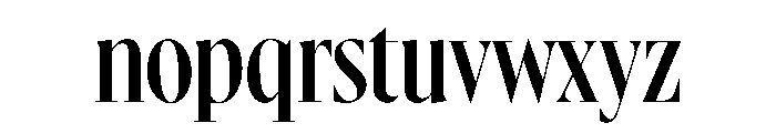 Gingrich Poster Font LOWERCASE