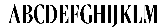 Gingrich Small Font UPPERCASE
