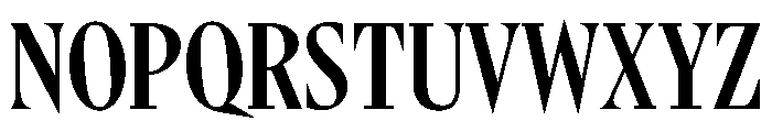 Gingrich Small Font UPPERCASE