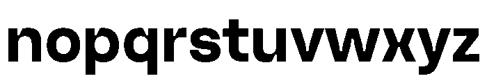 Ginka Bold Font LOWERCASE