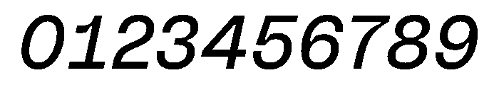 Ginka BookItalic Font OTHER CHARS