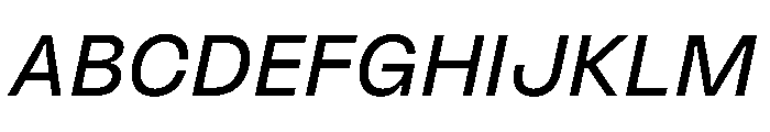 Ginka BookItalic Font UPPERCASE