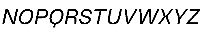 Ginka Italic Font UPPERCASE