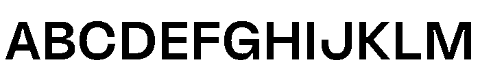 Ginka Medium Font UPPERCASE