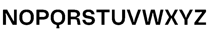 Ginka Medium Font UPPERCASE