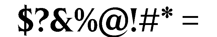 Giornaleetc Semibold Font OTHER CHARS
