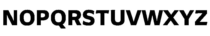 GiparanGX ExtraBold Instance Font UPPERCASE