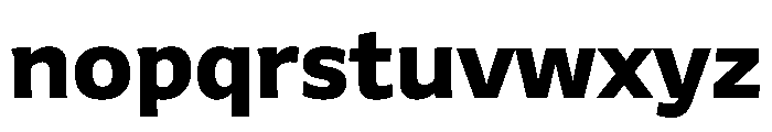 GiparanGX ExtraBold Instance Font LOWERCASE