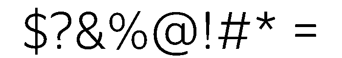 GiparanGX Light Instance Font OTHER CHARS