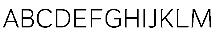GiparanGX Light Instance Font UPPERCASE