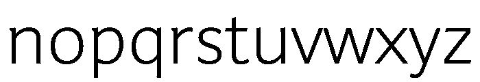 GiparanGX Light Instance Font LOWERCASE