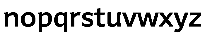 GiparanGX SemiBold Instance Font LOWERCASE