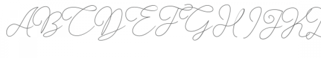 Gisellia-Light-1 Font UPPERCASE