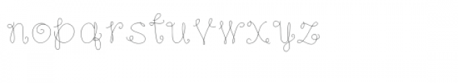 gillydoots sketch font Font LOWERCASE