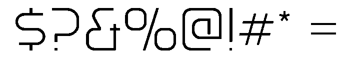 Gia Lite Font OTHER CHARS