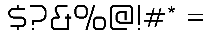 Gia Regular Font OTHER CHARS