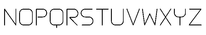 Gia XtraLite Font UPPERCASE