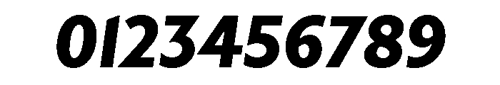 Gibbs Black Italic Font OTHER CHARS