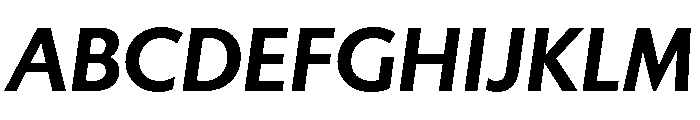 Gibbs Bold Italic Font UPPERCASE