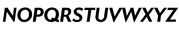 Gibbs Bold Italic Font UPPERCASE