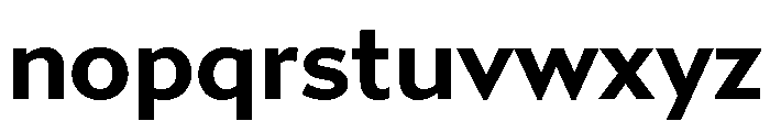 Gibbs Bold Font LOWERCASE
