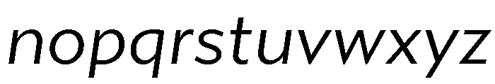 Gibbs Book Italic Font LOWERCASE