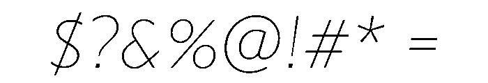 Gibbs Italic Font OTHER CHARS