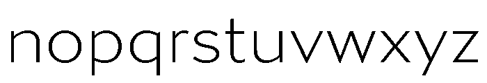 Gibbs Light Font LOWERCASE