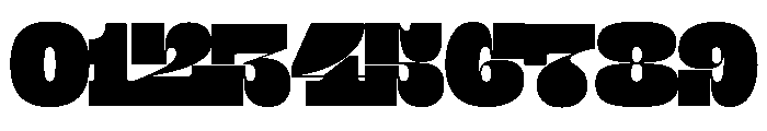 Gigantic Regular Font OTHER CHARS