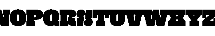Gigantic Regular Font UPPERCASE