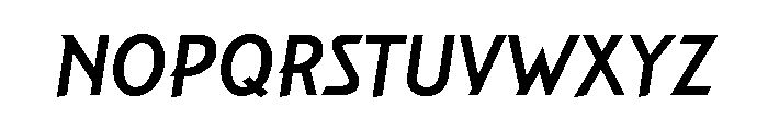 Gilmore Fahrenheit Regular Font LOWERCASE