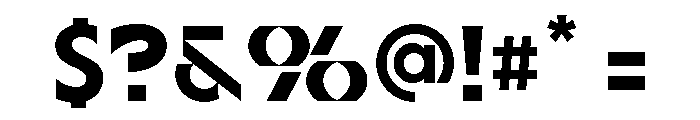 Ginsburg Bold Font OTHER CHARS
