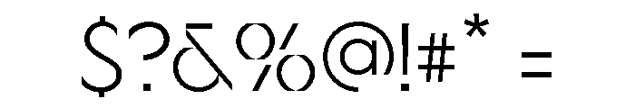 Ginsburg Light Font OTHER CHARS