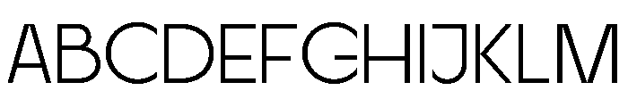 Ginsburg Light Font UPPERCASE