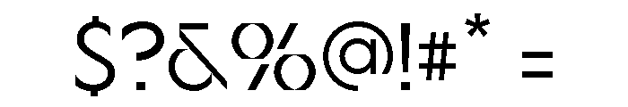 Ginsburg Regular Font OTHER CHARS