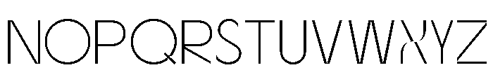 Ginsburg Thin Font UPPERCASE