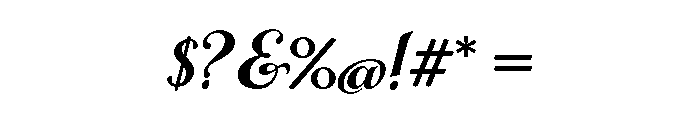 Gioviale Bold Font OTHER CHARS