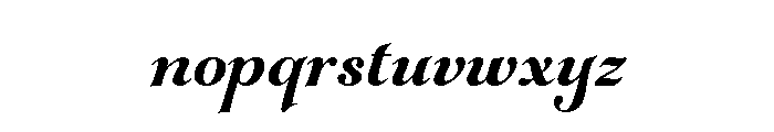 Gioviale Bold Font LOWERCASE