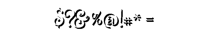Girasol Shade Font OTHER CHARS