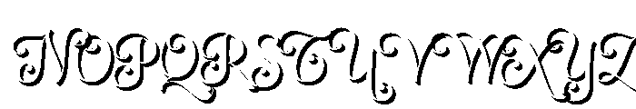 Girasol Shade Font UPPERCASE
