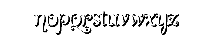 Girasol Shade Font LOWERCASE