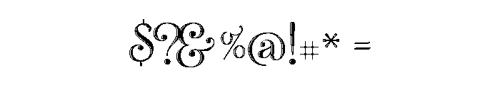 Girasol Shine Font OTHER CHARS