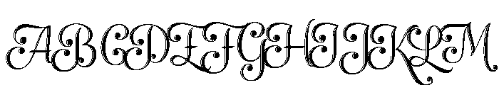 Girasol Shine Font UPPERCASE