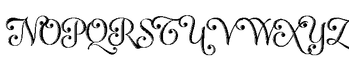 Girasol Shine Font UPPERCASE