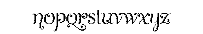 Girasol Shine Font LOWERCASE